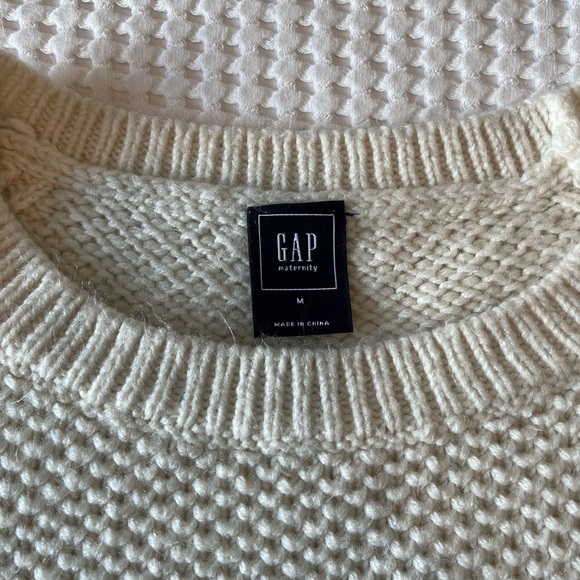 GAP | MATERNITY SWEATER | CREAM | MEDIUM - Picture 4 of 5